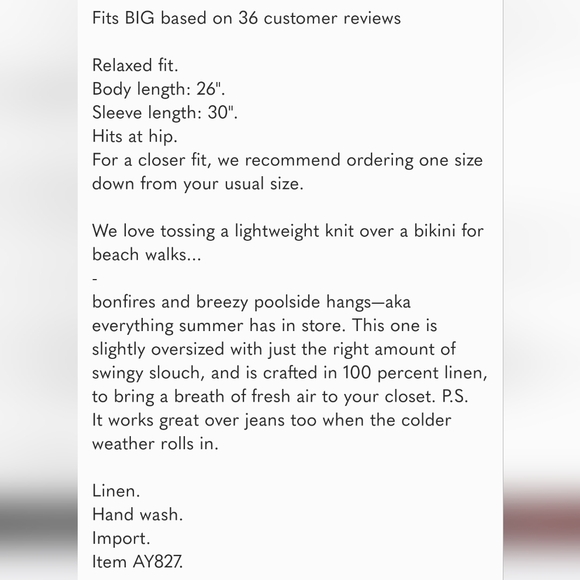 J CREW 100% Linen Knit Loose Fit Crewneck Cream Size S M L XL - Picture 9 of 9